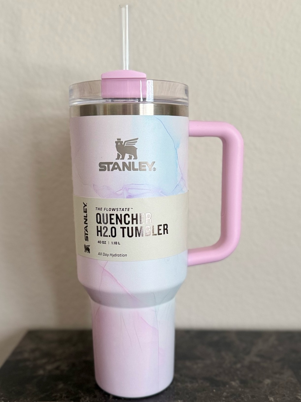 Stanley 40oz Watercolor Tulle